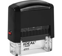 стандартный штамп ОФИСМАГ "ОПЛАЧЕНО,дата", оттиск 38x14 мм, синий, TRODAT IDEAL 4911 DB - 3.13, 161489 238381