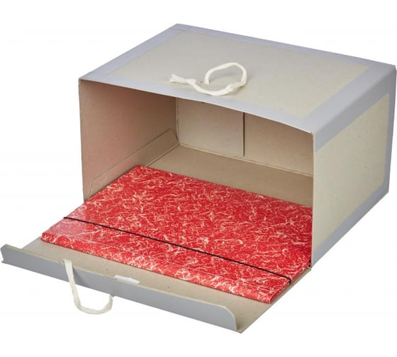 Вертикальный архивный короб Attache 180x240x330, бумвинил 604964