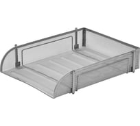 Горизонтальный лоток для бумаг Attache металлическая сетка, высота 70мм, серебристый 383298