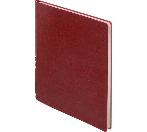 Бизнес-тетрадь Attache Light Book А4, 96 листов, клетка, кожзам, бордовый 1001820