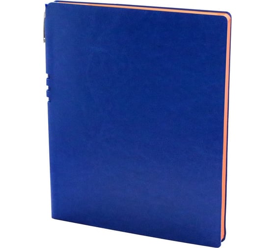 Бизнес-тетрадь Attache Light Book А4, 96 листов, клетка, кожзам, ярко-синий 1001818