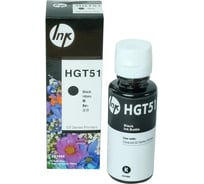 Чернила водорастворимые Solution Print SP GT51 (M0H57AE) для HP, черный, 100 мл 334193