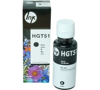 Чернила водорастворимые Solution Print SP GT51 (M0H57AE) для HP, черный, 100 мл 334193