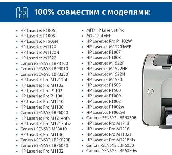 Картридж Solution Print SP CE285A-CB435A-CB436A для HP, черный 84137