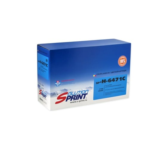 Картридж Solution Print SP Q6471A (502A) для HP, голубой 127937