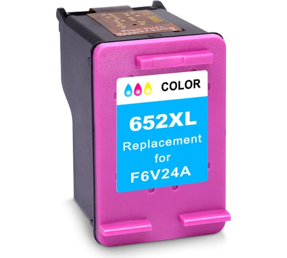 Картридж Solution Print SP 652XL (F6V24AE) для HP, цветной 346132