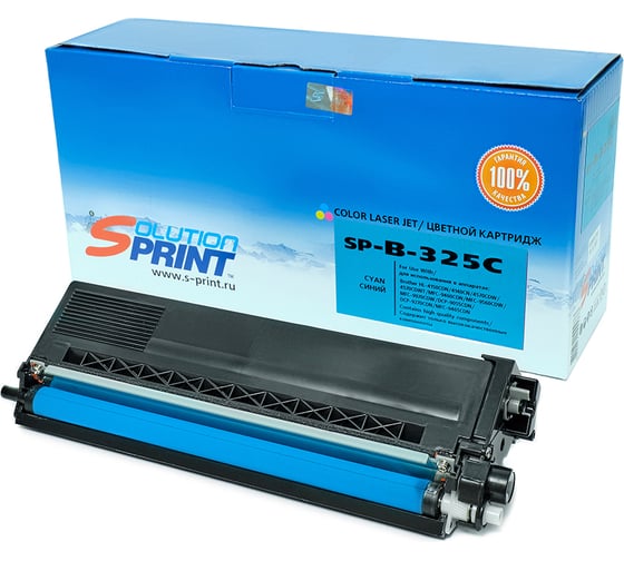 Картридж SP TN-325 C для Brother, голубой Solution print 69823 1