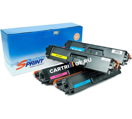 Комплект картриджей SP TN-325 для Brother (Black, Cyan, Yellow, Magenta) Solution print 69822/69823/69824/69825