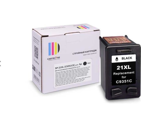 Картридж SP 21XL (C9351CE) для HP черный Solution print 346123