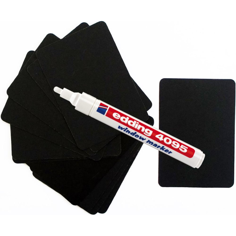 Меловая табличка А5, черная, 20 штук в упаковке ПК МАГС ПОС01-00048 ...