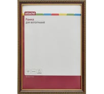Пластиковая рамка Attache 21х30 кружева, красное дерево 849324