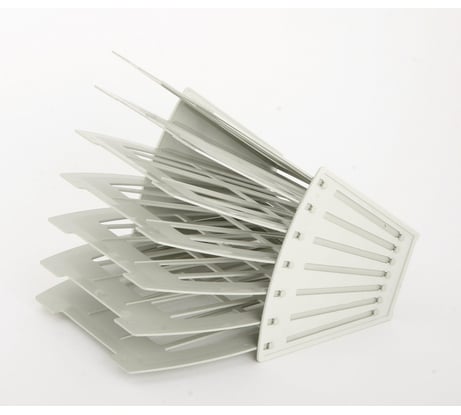 Лоток для бумаг Attache сборный, на 6 отделений, серый 495650