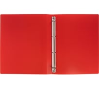 Папка-портфолио Лео на 4 кольцах A4 700 мкм 25 мм песок Учись 1 шт. красный LNKP-033 718298
