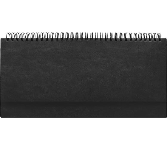 Недатированный планинг Attache Agenda черный, 290х150, 128 страниц 556053