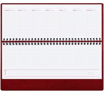 Недатированный планинг Attache Agenda, бордо, 290х150, 128 страниц 556056