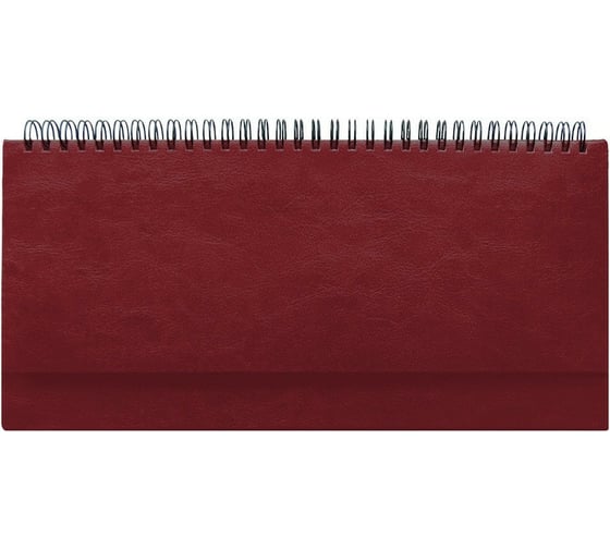 Недатированный планинг Attache Agenda, бордо, 290х150, 128 страниц 556056
