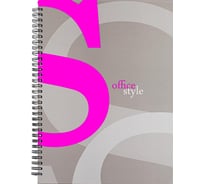 Бизнес-тетрадь Attache А4 96 л, клетка, спираль, твердый переплет 372828