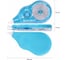 Корректирующая лента MAXI PLUS, 5мм х 25м, механизм перемотки, голубая, блистер, BRAUBERG 272500 9