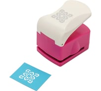 Дырокол фигурный для скрапбукинга, вырубки, окно 3,2 см, орнамент цветок Astra & Craft 7718314/00001