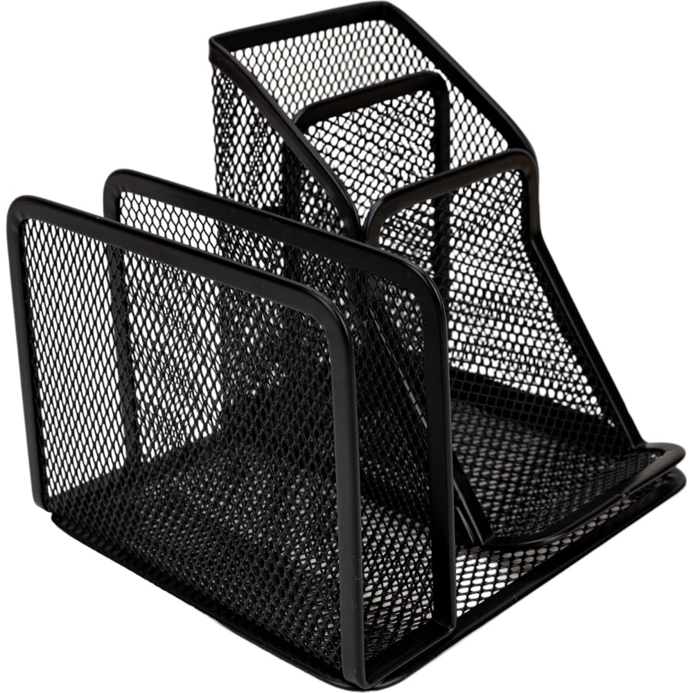 Четырехсекционная подставка Attache для ручек, писем, металлическая ...