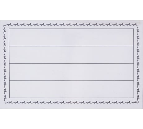 Бейдж Attache Economy 90х55 мм, металлический зажим/булавка, 50 шт, 18 мкм 335899