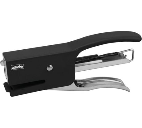 Степлер-плаер для работы на весу Attache №24/6 до 20 листов, черный 329642