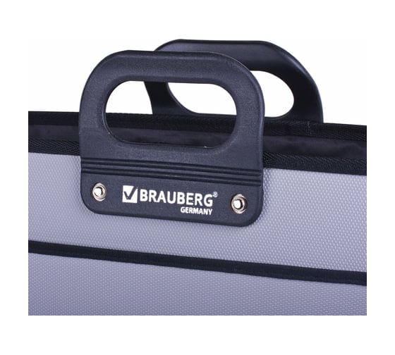 Пластиковая папка-портфель BRAUBERG ПОРТФОЛИО большого формата, А3, 470х380х130мм 223080