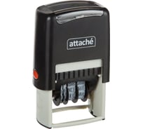 Датер автоматический самонаборный Attache 2 строки 42x26 мм 8755 1766856