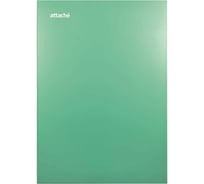 Папка адресная Attache А4 Акварель бирюзовая ламинация 1646592