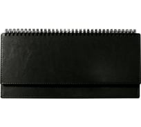 Планинг датированный Attache 2025 г. черный, 303x150 мм, 120 страниц, Agenda 2045947