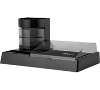 Подставка-органайзер для канцелярских мелочей Deli E903, 7 отделений, черный 1696465