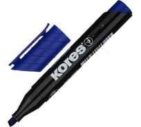 Маркер перманентный Kores синий, 3-5 мм, скошенный наконечник '20953 867789
