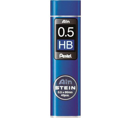 Стержень микрографический Pentel 0,5 мм HB C275-HBO 40 шт в тубе 106008