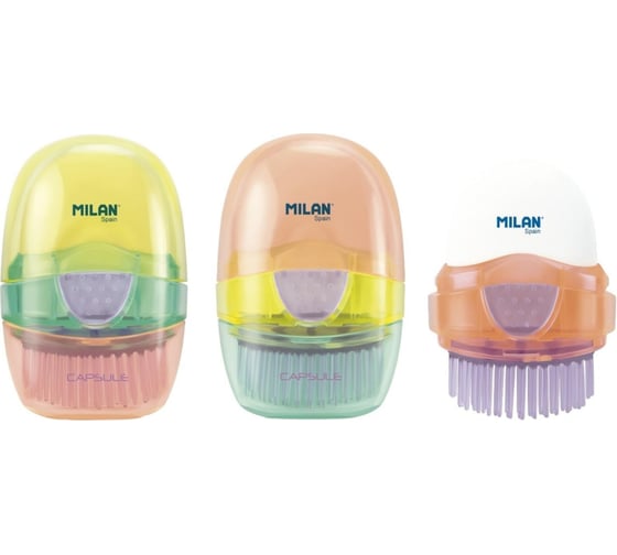 Ластик MILAN CAPSULE New Look пластиковый держатель 4900116LK2 1900410