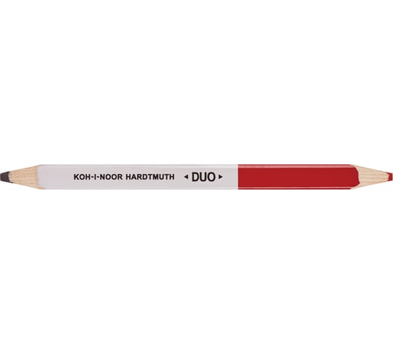 Карандаш чернографитный Koh-I-Noor столярный, двойной duo 1536 KIN, 2 шт., черный 250537