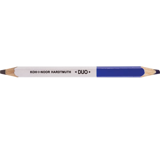 Карандаш чернографитный Koh-I-Noor столярный, двойной duo 1536 KIN, 2 шт., черный 250537