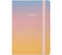 Ежедневник недатированный Attache Selection синий, розовый, оранжевый, А5, 136 листов, тонированный блок 1805192