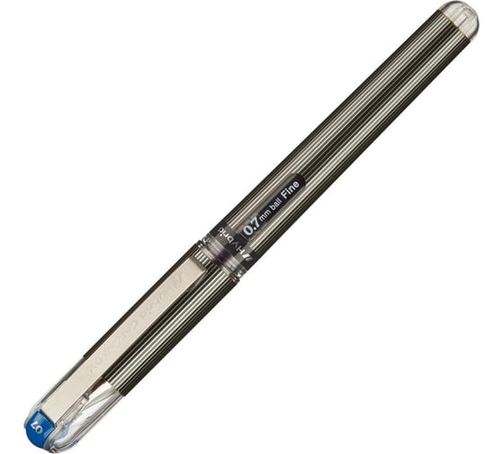 Ручка гелевая Pentel неавтоматическая Hybrid gelGripDX синий, 0,7 мм К227-С, резиновая манжетка 769658 1