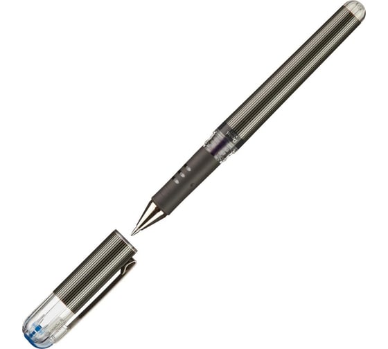 Ручка гелевая Pentel неавтоматическая Hybrid gelGripDX синий, 0,7 мм К227-С, резиновая манжетка 769658