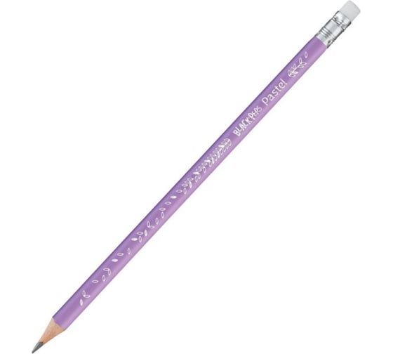 Карандаш чернографитный Maped BLACK PEP'S PASTEL НВ, дерево, 3-х гранный, ластик, 3 шт, 851719 1271135