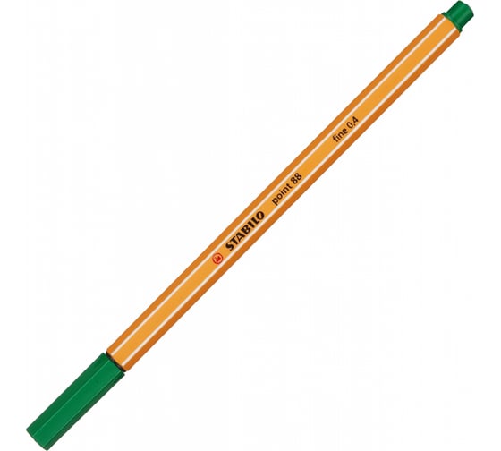 Линер Stabilo Point 88/36 0.4 мм, зеленый, Германия 78564