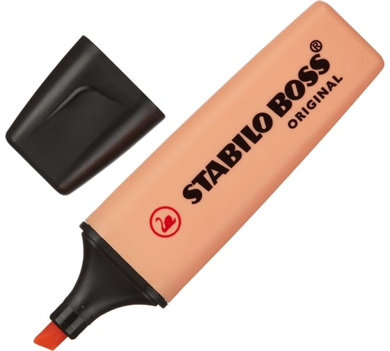 Маркер-текстовыделитель Stabilo BOSS ORIGINAL PASTEL 70/126 персик, 2-5 мм 733508