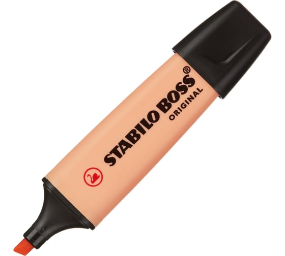 Маркер-текстовыделитель Stabilo BOSS ORIGINAL PASTEL 70/126 персик, 2-5 мм 733508