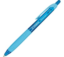 Ручка шариковая автоматическая Stabilo Performer+ 0.35, синяя, масляная, манжета, 328/3-4 574263