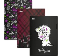 Папка-уголок Комус А4, №1 School Аниме Панк, А4, 180 мкм, 3 шт. 1808848