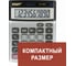Металлический компактный настольный калькулятор STAFF STF-1110, 140х105мм, 10 разрядов, двойное питание, 250117 2
