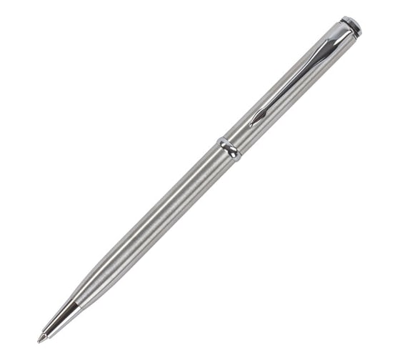 Подарочная шариковая ручка GALANT Arrow Chrome, корпус серебристый, хромированные детали, 0,7мм, синяя, 140408