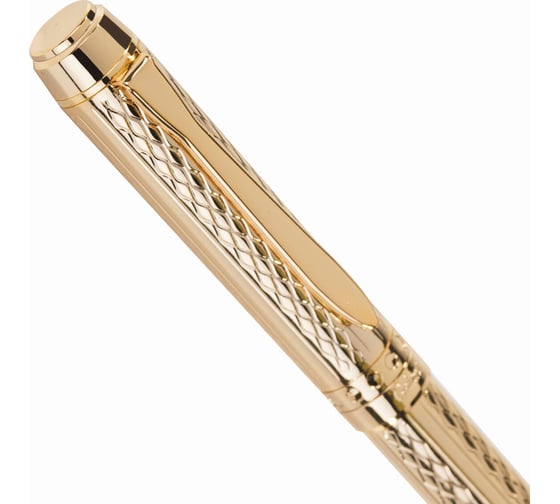 Подарочная шариковая ручка GALANT Graven Gold, корпус золотистый, золотистые детали, 0,7мм, синяя, 140466