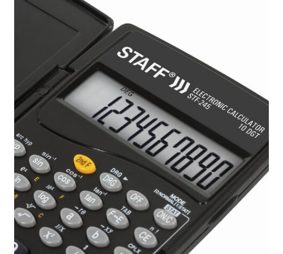 Инженерный калькулятор STAFF STF-245 120х70мм, 128 функций, 10 разрядов, 250194 5
