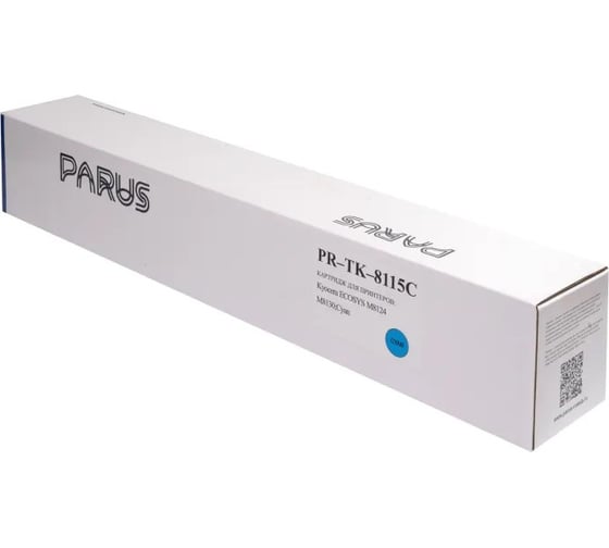 Картридж PARUS PR - TK-8115C голубой многоразовый для принтера Kyocera Ecosys M8124cidn, M8130cidn (6 000 страниц, лазерный, бункер) PR-TK-8115 C